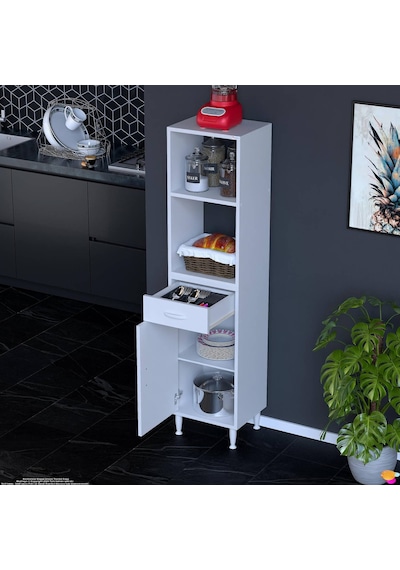 Eliusta Lunera G:50 Cm Beyaz Mutfak Dolabı Çok Amaçlı Açık Bölmeli Fırın Mutfak Dolabı 50x163,4x32,5 Cm Beyaz Eliusta Lunera G:50 Cm Beyaz Mutfak Dolabı Çok Amaçlı Açık Bölmeli Fırın Mutfak Dolabı 50x163,4x32,5 Cm Beyaz