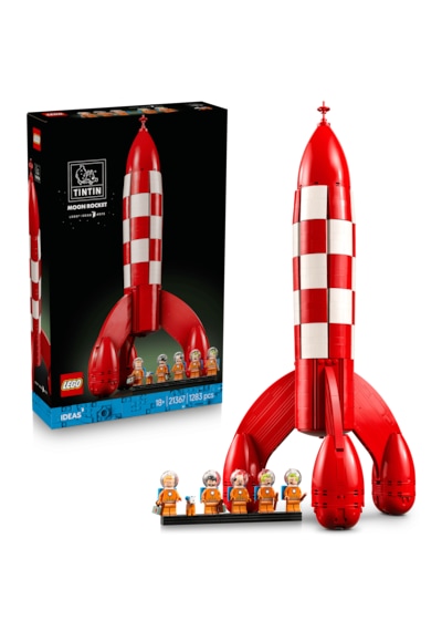 LEGO® Ideas Tintin® Ay Roketi 21367 - Yetişkinler için Dekoratif Model Yapım Seti (1283 Parça)