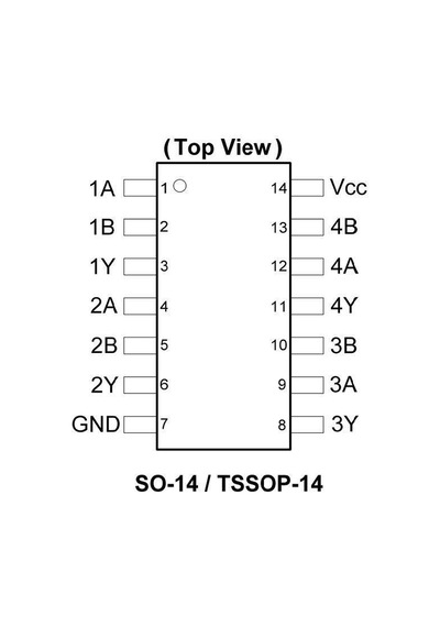 Motorobit-74Hc32 Smd Entegre
