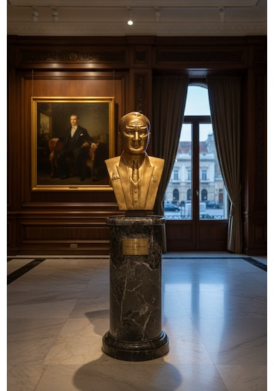 Atatürk Büstü 65 CM Fiber Glass Polyester