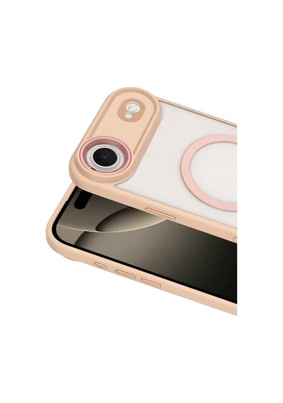 Joko Apple Uyumlu, iPhone 17 Air Terea Magsafe Kapak - Pembe