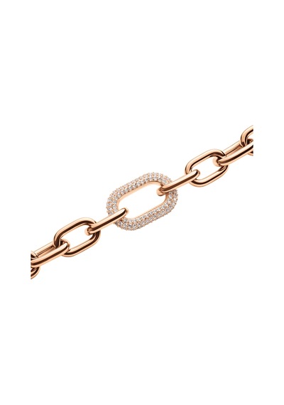Crystal Link Bracelet Rose Gold Rose Gold