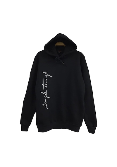 Simple Things Baskılı Çocuk Sweatshirt Siyah