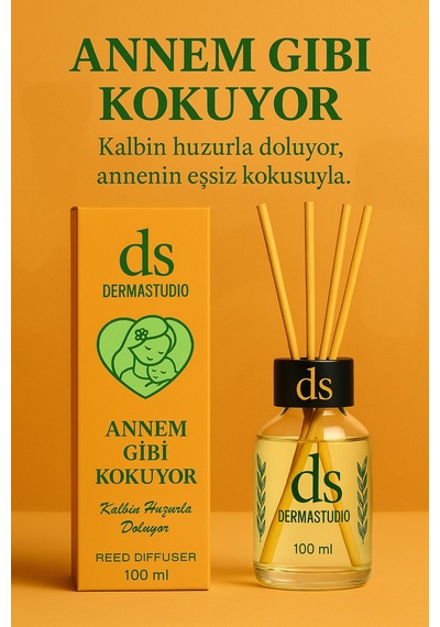 Annem Gibi Kokuyor Tatlı & Yumuşak Premium Bambu Oda Kokusu, 100 Ml Karışık