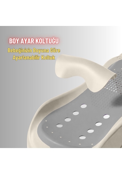Bebek Banyo Yatağı ve Oturak Yeni Doğan Uyumlu Katlanır Küvet Aparatı Alt Değiştirme Ve Mama Sehpası