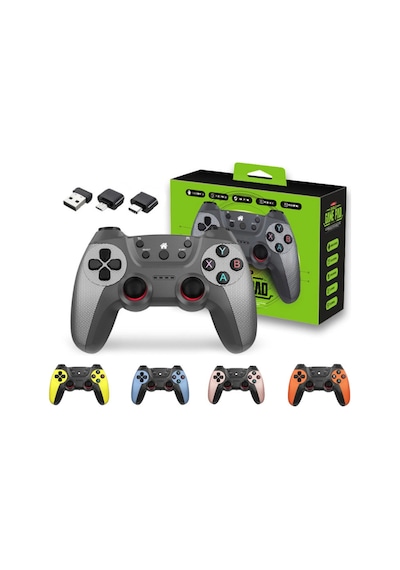 Siyah Bluetooth Bağlantılı Kablosuz Gamepad Pc Uyumlu siz 1 Adet - Elektronik