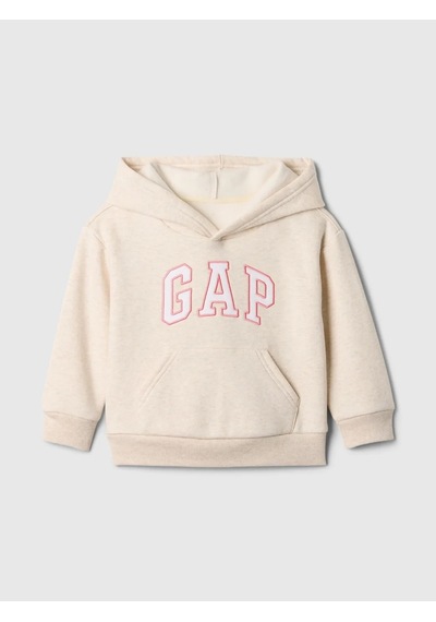 Gap Bej Kız Bebek Logo Fleece Sweatshirt