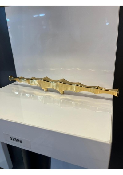 Deniz Kızı Metal Kulp Altın 32mm Dolap Kapak Modern Çekmece Tv Ünite Mobilya Kulbu Şifonyer Gold