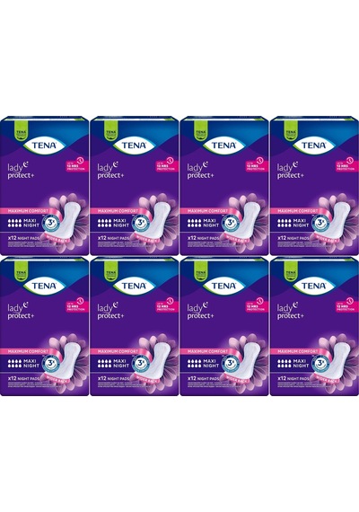 Tena Lady Protect Mesane Pedi Maxi Night Geceye Özel 96 Adet