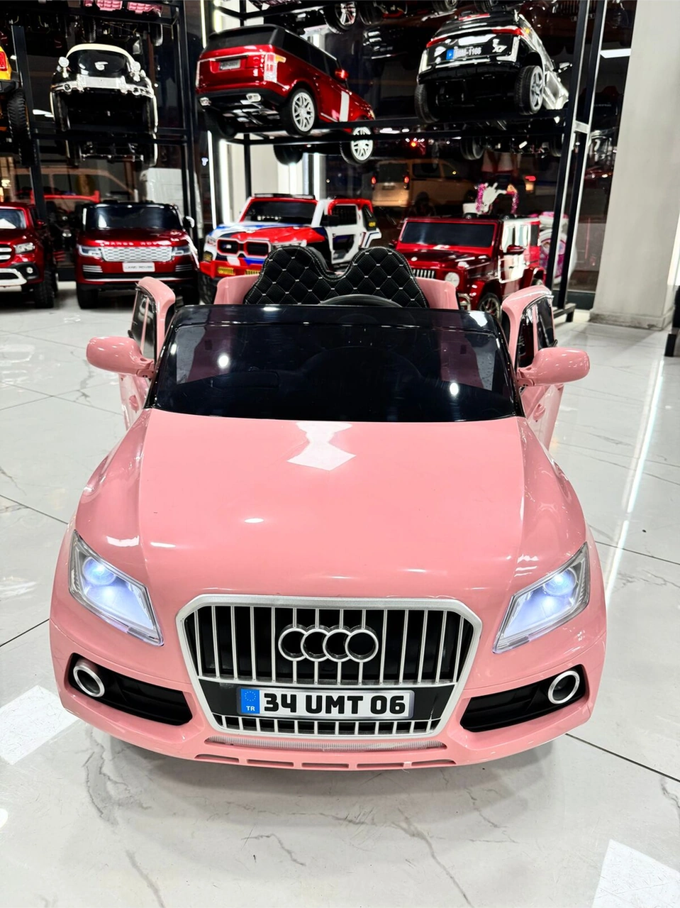 Oyuncaksepeti Öykü Bebek Dünyası Audi Suv O-7 Yaş 12 Volt Pembe