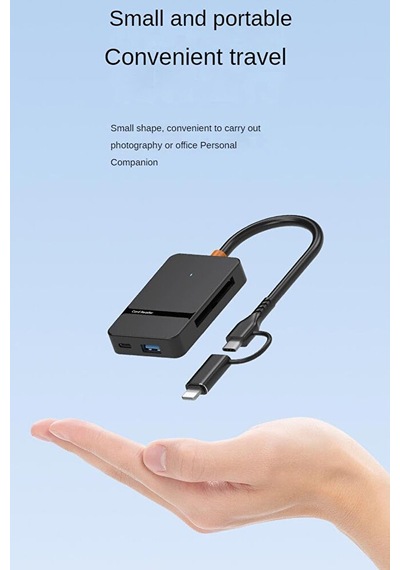 8in1 Multi Girişli Çevirici Adaptör Lightning / Type-c To Usb A/