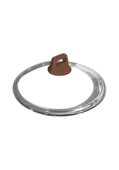 28 Cm Pyrex Cam Kapak Cappuccino Tepeli