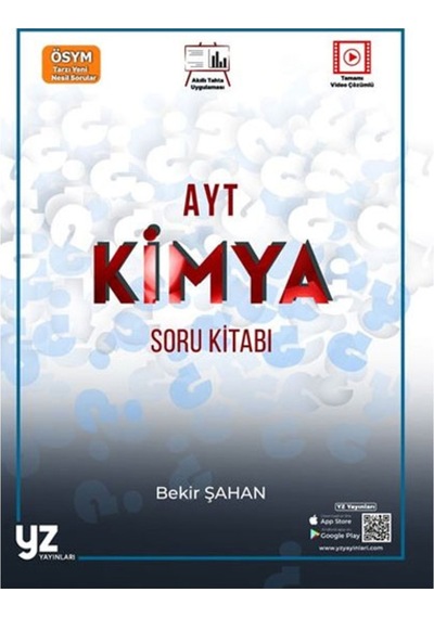 Ayt Kimya Soru Kitabı Yz Yayınları (533838236)
