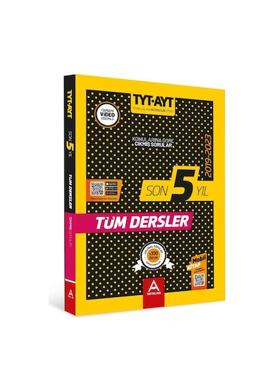 Son 5 Yıl Ayt-tyt Tüm Dersler Çıkmış Sorular
