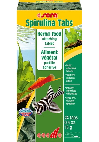 Sera Spirulina Tabs Balık Yemi 24  Tablet