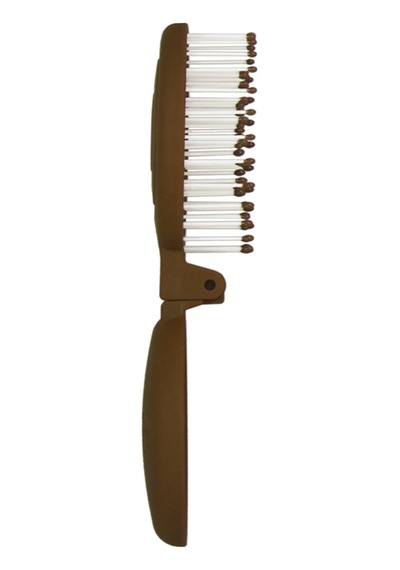 Proco Beauty Makaron Saç Fırçası-üç Boyutlu 3d Esnek Aynalı Çanta Boy Saç Fırçası-compact Detangler