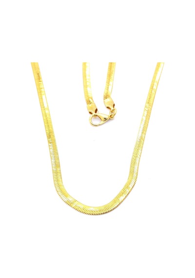 Çelik İtalyan Zincir Altın Kaplama 3 Mm Zn-135 Altın