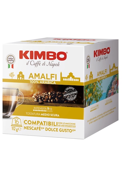 Amalfi 100% Arabica Dolce Gusto Uyumlu Kapsül Kahve 16 Lı Kutuda