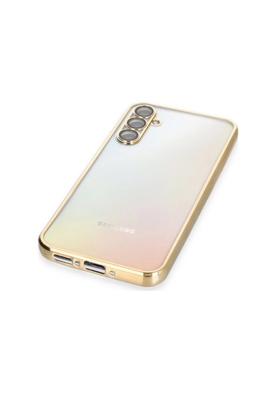 Newface Samsung Galaxy Uyumlu A34 5g Kılıf Razer Lensli Silikon Semeglbl - 37 - Gold