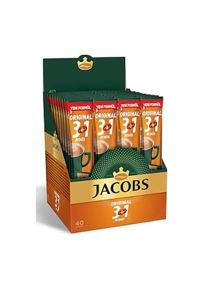 Jacobs 3'ü 1 Arada 16 Gram X 40 X 8 Adet, Kahve Diğer