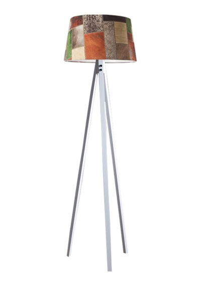 Düz 3 Ayak Tripod Lambader Abajur Avize Aydınlatma Ahşap Beyaz Ağaç Country Dekor Lamba Diğer