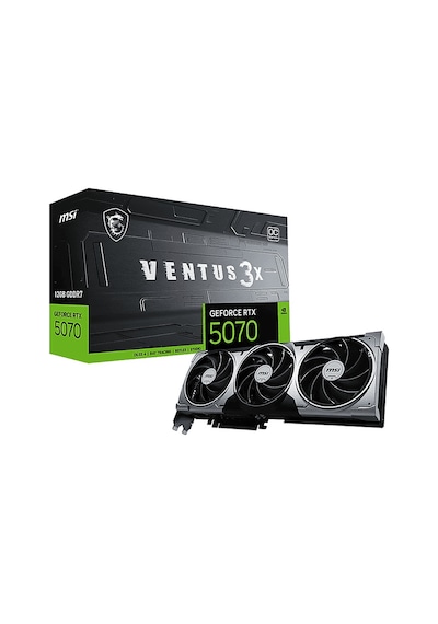 Msı Geforce Rtx 5070 12g Ventus 3x Oc Gddr7 192 Bit Dlss 4 Geforce Rtx 5070 12 Gb Ekran Kartı