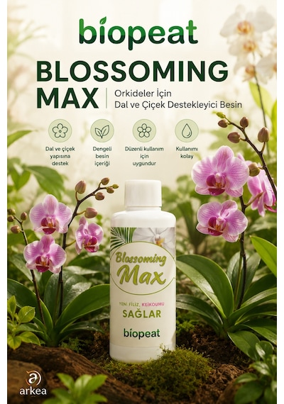 Blossoming Max Orkide Besini 100 Ml Dal Ve Çiçek Destekleyici Sıvı Bitki Besini 1000