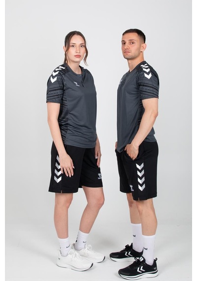 Hummel Line Kamp Tişört Antrasit Gri