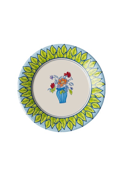 Vase Kağıt Tabak 26 Cm 12'li Paket Beyaz