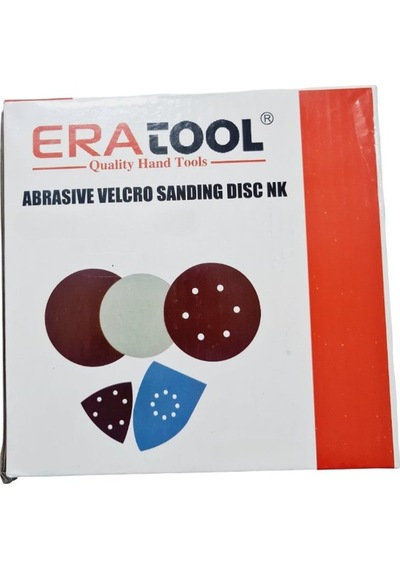 Eratool Cırtlı Delikli Disk Zımpara V115 60 Kum Güçlü Aşındırma 50 Adet