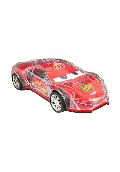 Şimşek Mcqueen 20cm Araba Çarp Dön Araba Işıklı Müzikli Şimşek Mcqueen Renkli