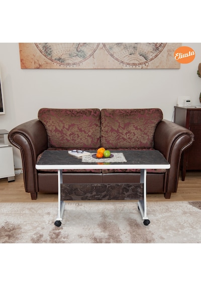 Eliusta_Ticaret Tekerlekli Mdf Masa Orta Sehpa Ofis Sehpası Yemek Masası