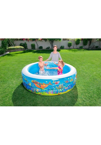 Havuz Şişme Jumbo Desenli Yuvarlak 196cm X 53cm Bestway 51122