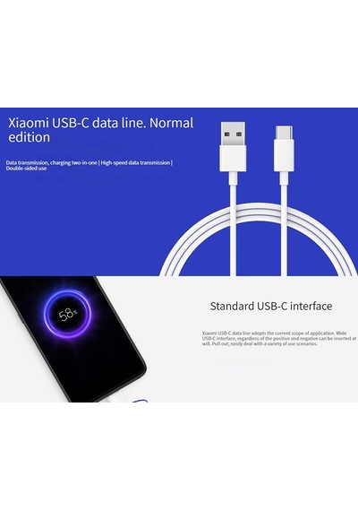 Xıaomı Usb-C Type-C Veri Şarj Kablosu