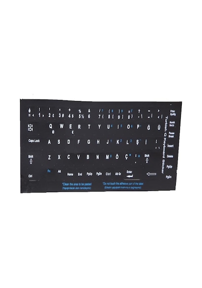 Addison 300161 Türkçe Q Black Klavye Sticker