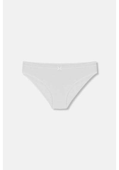 Suwen 3lü Pamuklu Dantelli Slip Külot St005160140 Ekru / Vizon / Pembe