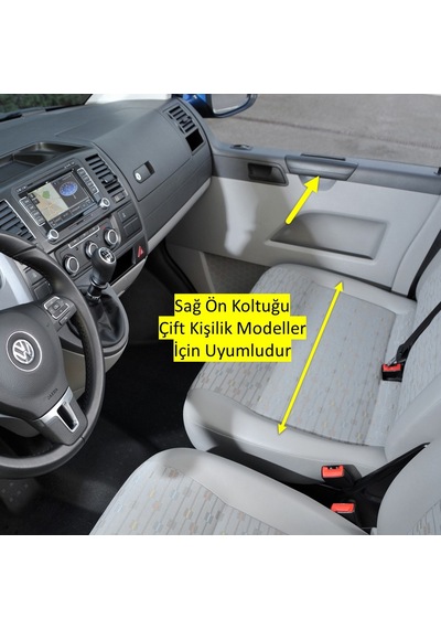 VW Transporter T6 2010-2015 Sağ Ön Kapı İç Çekme Kolu Sağ Çift Koltuk