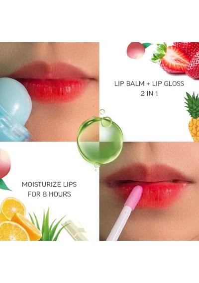 Lolipop Çift Taraflı Balm Ve Gloss Yeşil