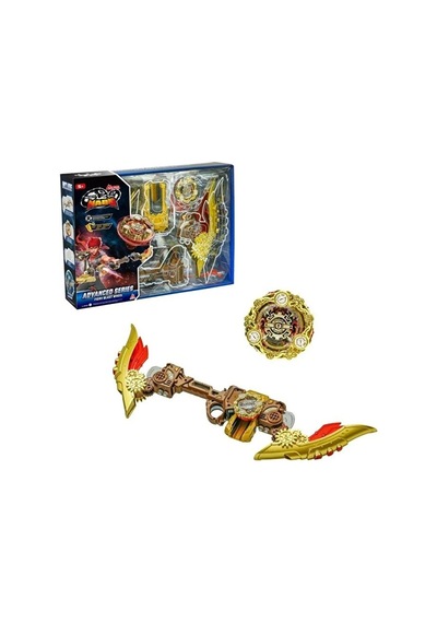 Infinity Nado Gelişmiş Paket - Ateşli Patlama Çarkı Yay Fırlatıcılı Ve Topaç