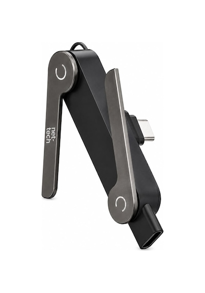 Nettech Nt-ot012 Type-c To Type-c Stand Dönüştürücü - Siyah Diğer