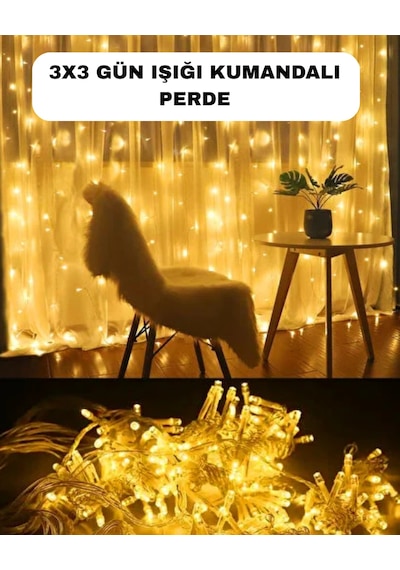 Romantik Ambiyans İçin Uzaktan Kumandalı Günışığı Peri Led