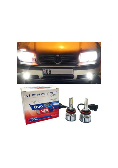 Vw Bora Led Xenon Sis Farı Ampulü H3 Duo Yeni Seri Beyaz