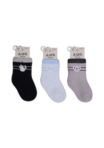 Erturkstore Rudar Aksesuarlı Erkek Bebek Havlu Soket Çorap K45917 Adet Fiyatı Çok Renkli