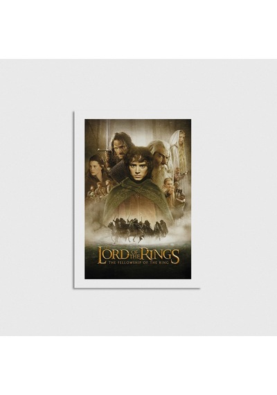 The Lord Of The Rings: The Fellowship Of The Ring 2001 Film Posteri Çerçevesiz Poster Duvar Dekorasyonu Pn11p384
