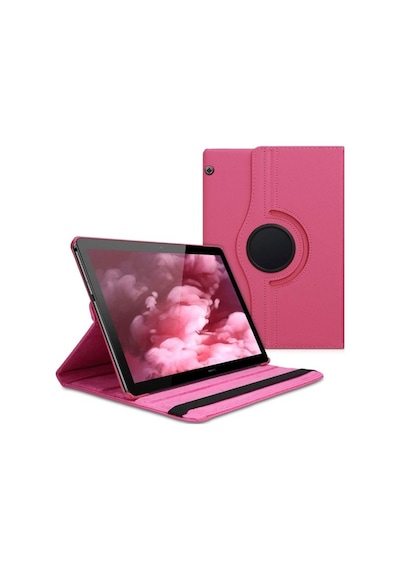 Huawei Uyumlu T5 10 360 Derece Dönerli Standlı Tablet Kılıfı 3Lü Set