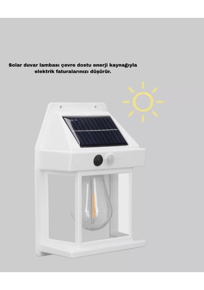 Home Solar Sensörlü Dış Mekan Lamba 3 Işık Modlu Ve Ip65 Dayanıklı Çok Renkli