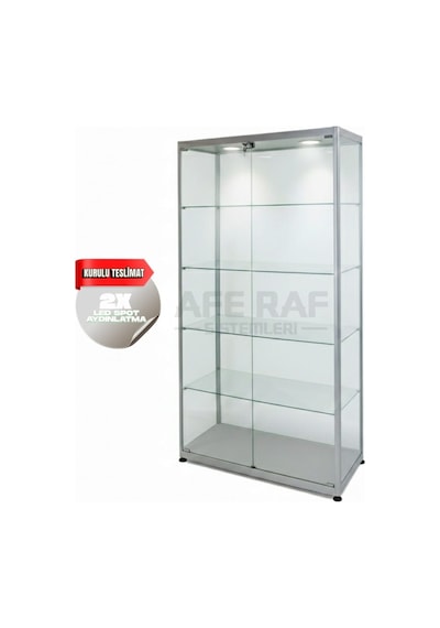 Aferafsistemleri Alüminyum Camlı Dolap, Camlı Vitrin, Koleksiyon Vitrini, Acv 901 Aferafsistemleri Alüminyum Camlı Dolap, Camlı Vitrin, Koleksiyon Vitrini, Acv 901