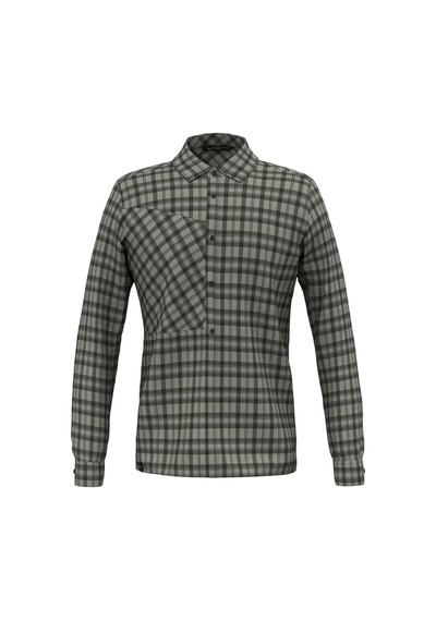 Salewa Fanes Flannel 5pl Erkek Gömlek L/s Haki 001