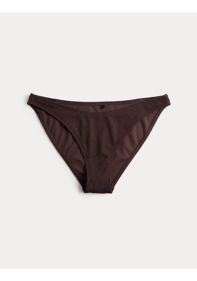 Marks & Spencer Dokulu Yüksek Kesim Bikini Altı T52000038L Gri