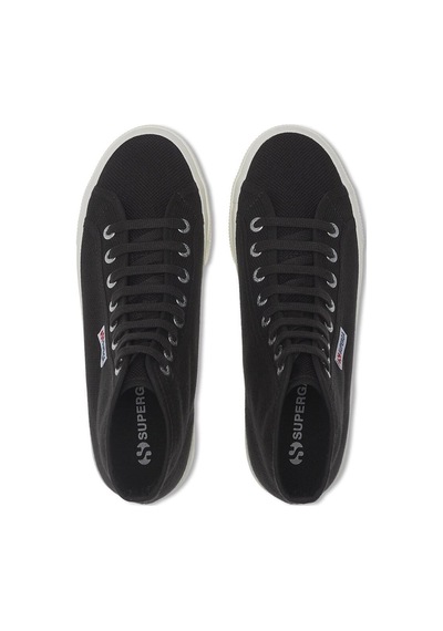 Superga 2708 Hi Top Kadın Siyah Bilekli Sneaker
